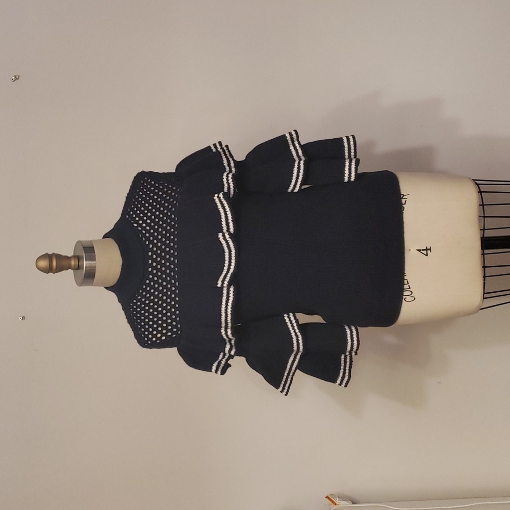 Self-Portrait Ruffled Sweater